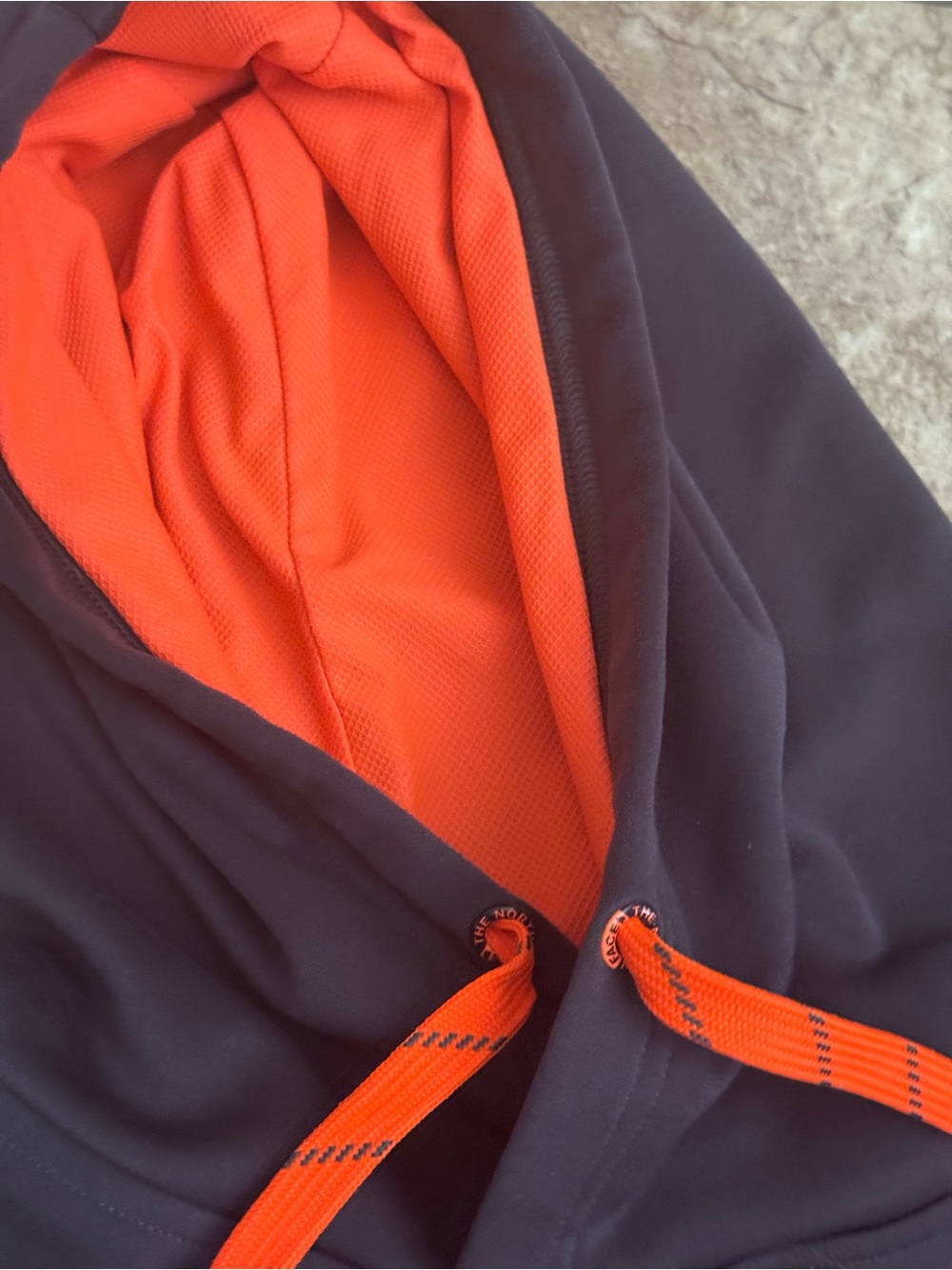 Bundle of 2 NWOT The North Face Hoodies with Neon Green & Bright Orange Logos2XL - Picture 8 of 9